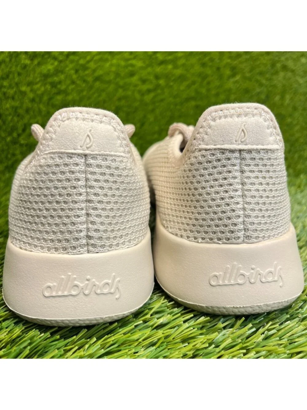 Allbirds Tree Pipers Womens Size 7 Ivory Athletic Running Knit Shoes Sneakers